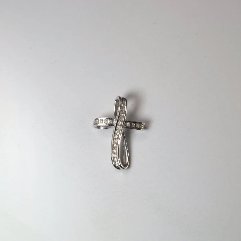 Shop Jewelry That Shines Without The High Price Channel Set Diamond Cross Pendant | 0.28ctw |