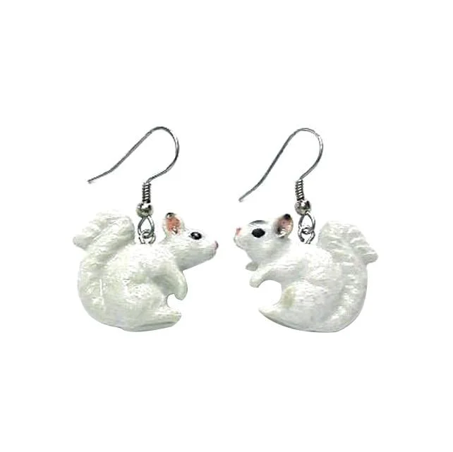 Everyday Jewelry Essentials Now On Sale White Squirrel Porcelain Earrings