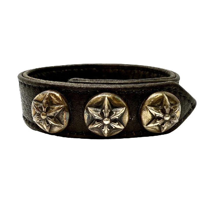 Affordable Glamour – Premium Jewelry At Special Prices Chrome Hearts Maltese Cross Button Leather Wrap Bracelet Affordable Glamour – Premium Jewelry At Special Prices Chrome Hearts Maltese Cross Button Leather Wrap Bracelet