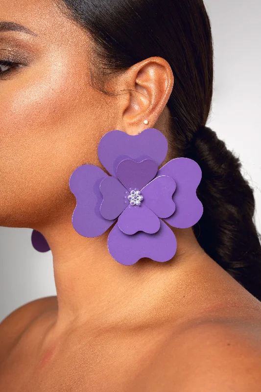 Stunning Jewelry At Even More Stunning Prices SATO earrings in PURPLE