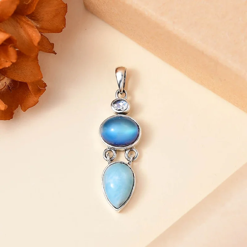 Affordable Luxury Jewelry For Every Occasion Crafted Larimar Pendant