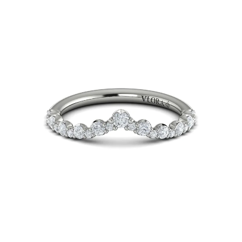 The Perfect Accessory For Less – Jewelry Sale Live Diamond Contour Band in 14K White Gold