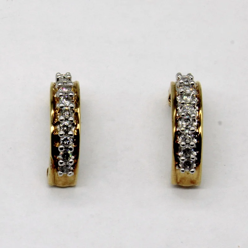 Buy More, Save More On Stunning Jewelry Designs Diamond Half Hoop Earrings | 0.30ctw |