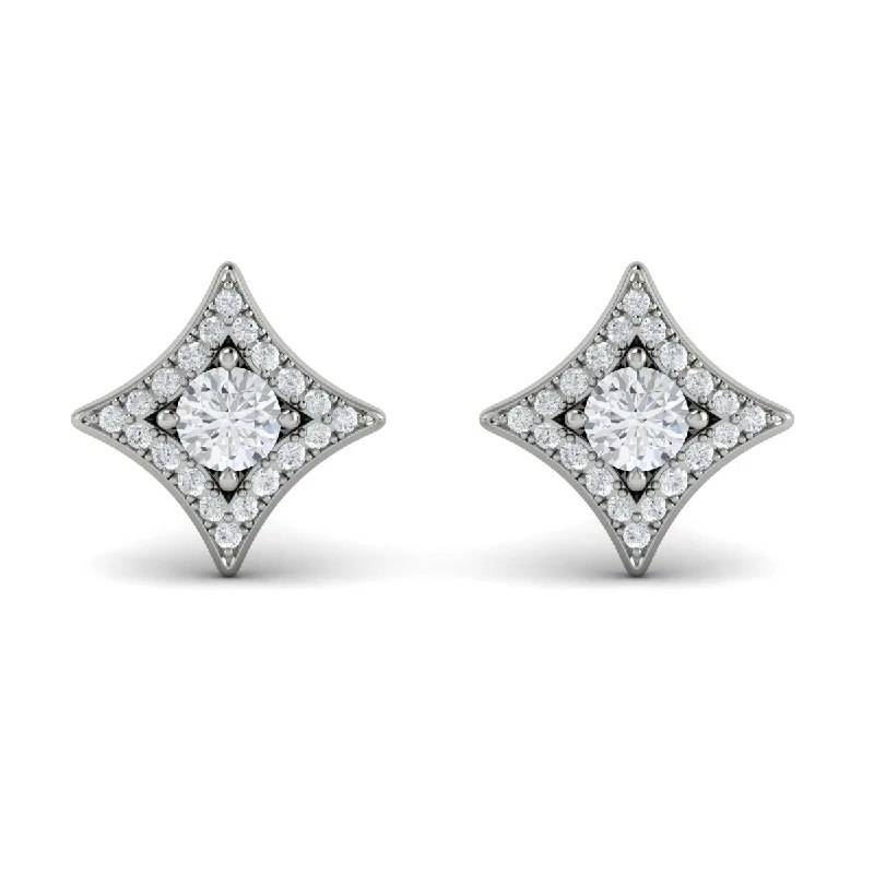 Shop Signature Jewelry Styles At Exclusive Prices Diamond Halo Starburst Earrings in 14K White Gold Shop Signature Jewelry Styles At Exclusive Prices Diamond Halo Starburst Earrings in 14K White Gold