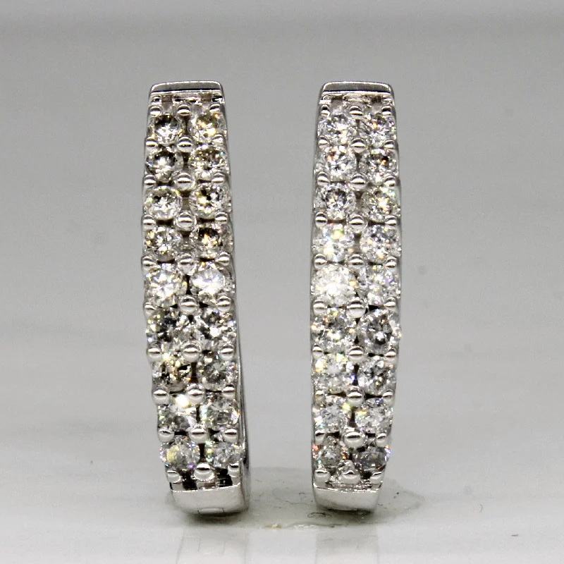 Bestselling Jewelry At Special Promotional Rates Diamond Huggie Hoop Earrings | 1.00ctw |