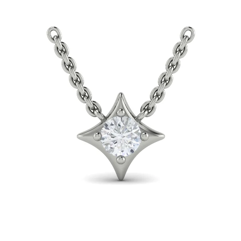 Best Jewelry Deals – Premium Quality At Exclusive Discounts Diamond Petite Starburst Necklace in 14K White Gold Best Jewelry Deals – Premium Quality At Exclusive Discounts Diamond Petite Starburst Necklace in 14K White Gold
