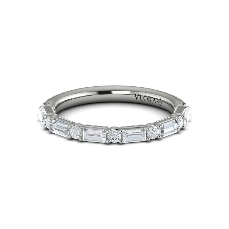 Last Chance To Shop High-End Jewelry At Markdown Prices Diamond Round & Baguette Band in 14K White Gold Last Chance To Shop High-End Jewelry At Markdown Prices Diamond Round & Baguette Band in 14K White Gold