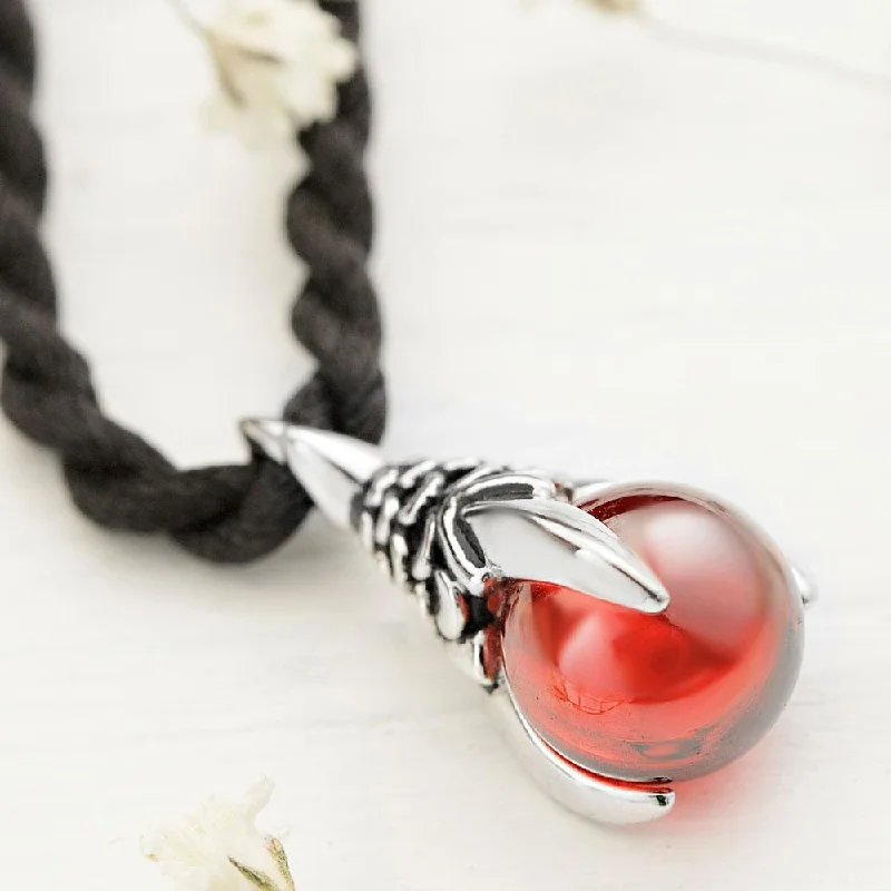 Luxury Jewelry Clearance – Shop Premium Styles Now Dragon Claw Garnet Necklace