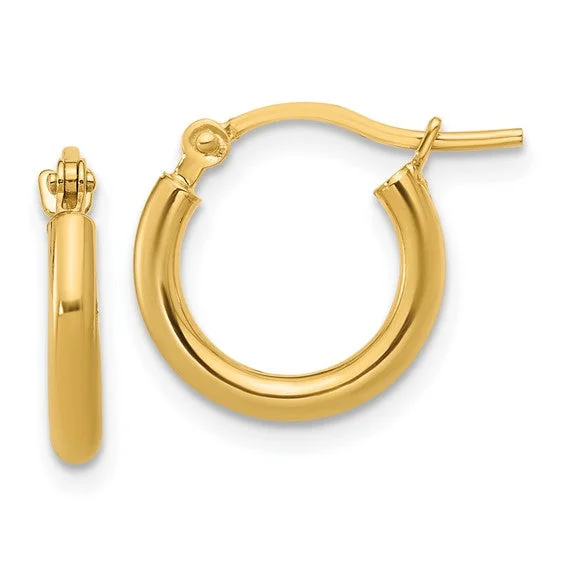 Your Perfect Accessory Now At The Best Price 14K Yellow Gold 3/4' Hoop