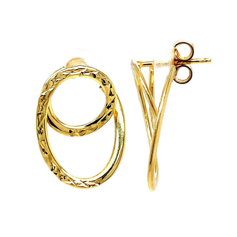 Seasonal Jewelry Clearance – Best Styles At The Lowest Prices 14K Yellow Gold Twisted Oval Post Earrings Seasonal Jewelry Clearance – Best Styles At The Lowest Prices 14K Yellow Gold Twisted Oval Post Earrings