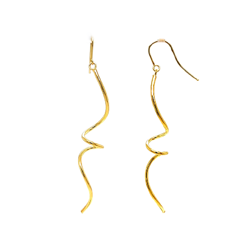Sparkle For Less – Shop Our Limited-Time Jewelry Deals 14K Yellow Gold Spiral Drop Earrings Sparkle For Less – Shop Our Limited-Time Jewelry Deals 14K Yellow Gold Spiral Drop Earrings
