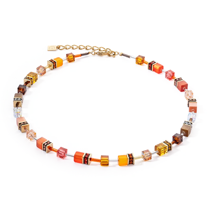 Best-Selling Jewelry Now Available At Special Deals GeoCUBE® Iconic necklace Sunset gold