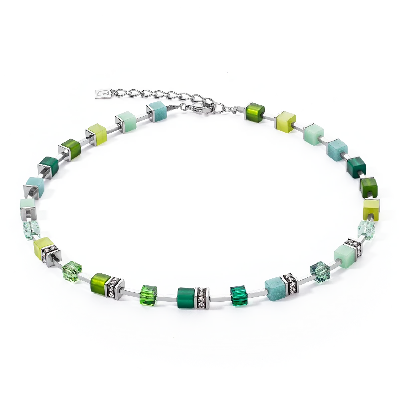 Elevate Your Jewelry Collection With Limited-Time Savings GeoCUBE® Iconic Pure Necklace Green