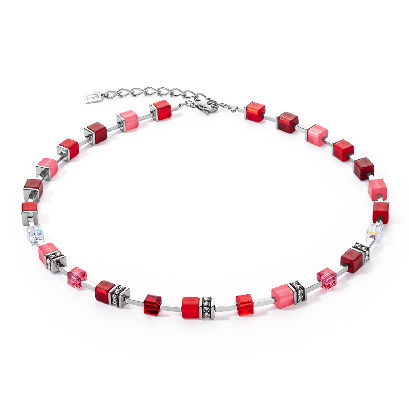 Get The Sparkle You Love At Prices You Adore GeoCUBE® Iconic Pure Necklace Red