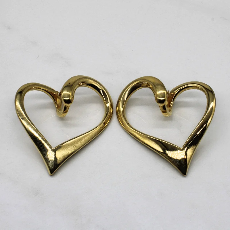 Save On Luxury Jewelry Pieces – Limited-Time Offers Graziella' Yellow Gold Heart Earrings |