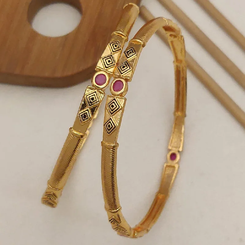 Gorgeous Jewelry, Limited-Time Savings H K Fashion Gold Plated Bangle Set