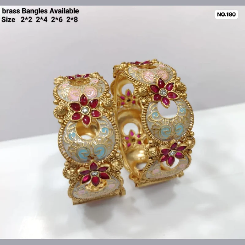 Jewelry Clearance Sale – Final Reductions JCM Brass Meenakari Bangles Set