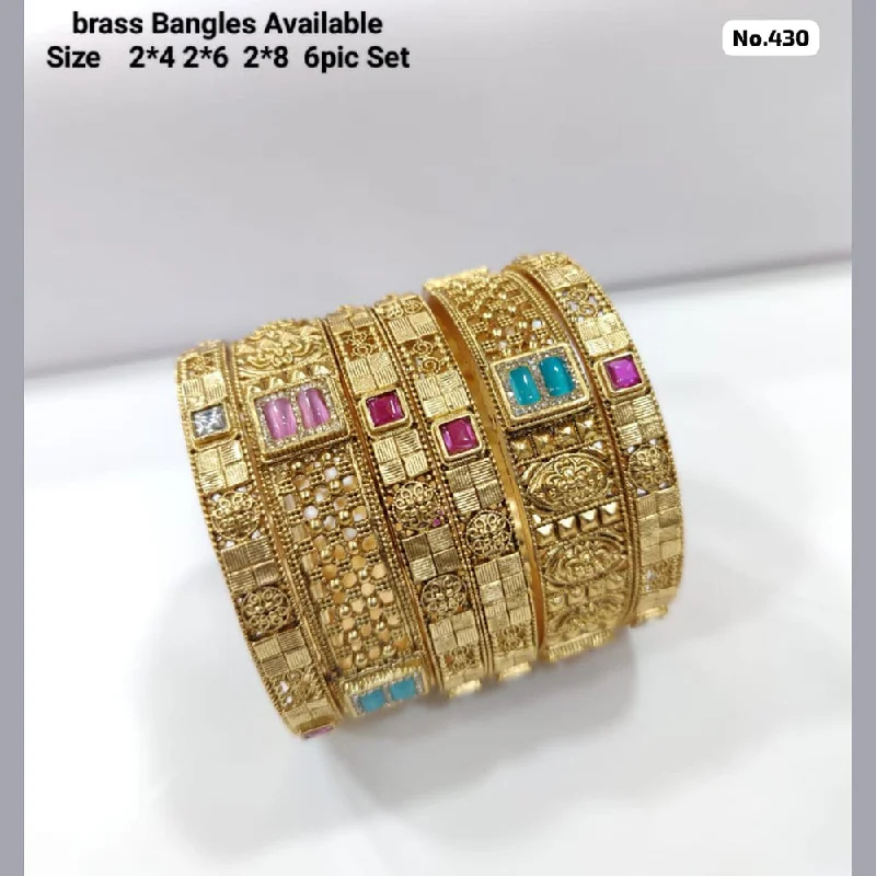 Elegant Jewelry Styles At Budget-Friendly Prices JCM Brass Pota Stone and Meenakari Bangles Set Elegant Jewelry Styles At Budget-Friendly Prices JCM Brass Pota Stone and Meenakari Bangles Set