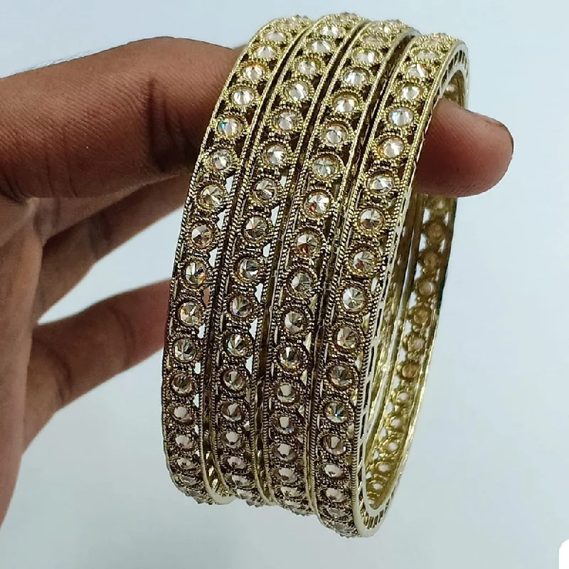 Best-Selling Jewelry Now Available At Special Deals Jcm Gold Plated Crystal Stone Bangle Set Best-Selling Jewelry Now Available At Special Deals Jcm Gold Plated Crystal Stone Bangle Set