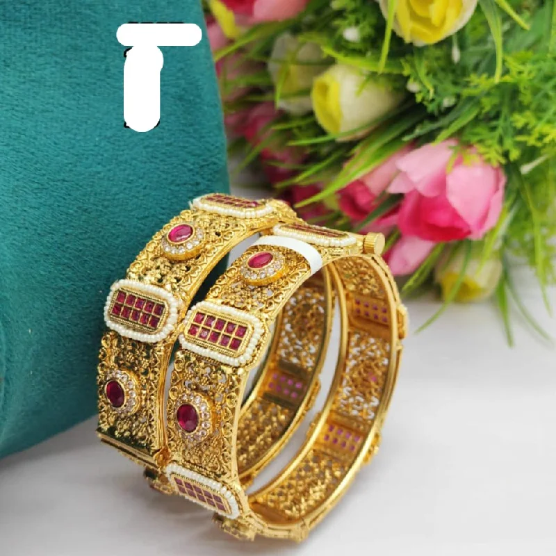 Buy More, Save More – Special Jewelry Discounts JCM Gold Plated Pota Openable Bangles Set Buy More, Save More – Special Jewelry Discounts JCM Gold Plated Pota Openable Bangles Set