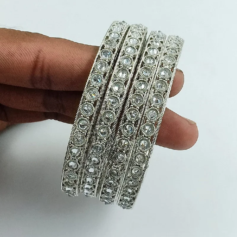 Timeless Beauty, Unbeatable Deals – Jewelry Sale On Jcm Silver Plated Crystal Stone Bangle Set Timeless Beauty, Unbeatable Deals – Jewelry Sale On Jcm Silver Plated Crystal Stone Bangle Set