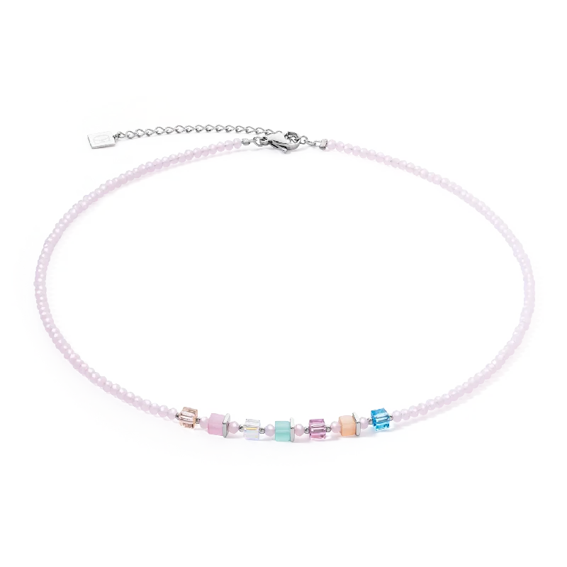 Get Ready To Sparkle – Special Jewelry Discounts Joyful Colours necklace pink-multicolour