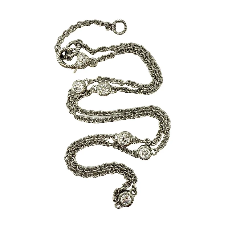 Huge Savings On Premium Jewelry Styles Judith Ripka Station  Necklace with CZ