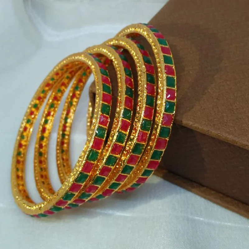 High-End Sparkle, Low-End Prices – Jewelry Sale Live Kavita Art Gold Plated Bangles Set High-End Sparkle, Low-End Prices – Jewelry Sale Live Kavita Art Gold Plated Bangles Set