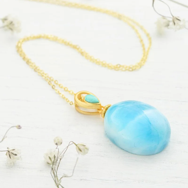 Unmissable Deals On Handmade Jewelry Collections Larimar Ocean Drop Necklace