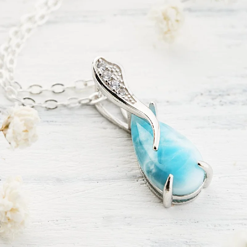 Luxury Jewelry Sale – Elegant Styles At Unbeatable Prices Larimar Water Drop Pendant Luxury Jewelry Sale – Elegant Styles At Unbeatable Prices Larimar Water Drop Pendant