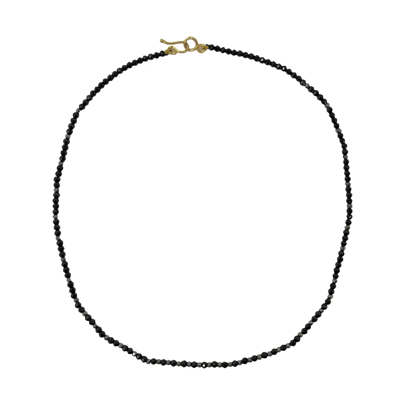Premium Jewelry, Premium Discounts – Act Fast Lena Skadegard Black Spinel on Cord Necklace Premium Jewelry, Premium Discounts – Act Fast Lena Skadegard Black Spinel on Cord Necklace
