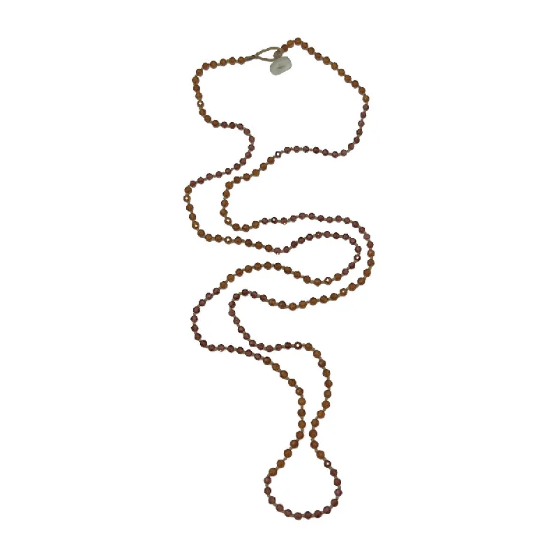 Personalized Engraved Jewelry For Meaningful Gifts Lena Skadegard Hessonite Garnet on Cord  Necklace