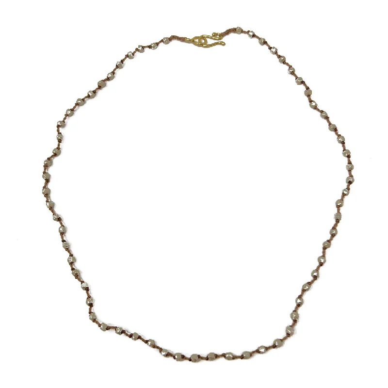 Elegant Rose Gold Jewelry For A Stylish Touch Lena Skadegard Sterling Silver Beads on Cord Necklace Elegant Rose Gold Jewelry For A Stylish Touch Lena Skadegard Sterling Silver Beads on Cord Necklace