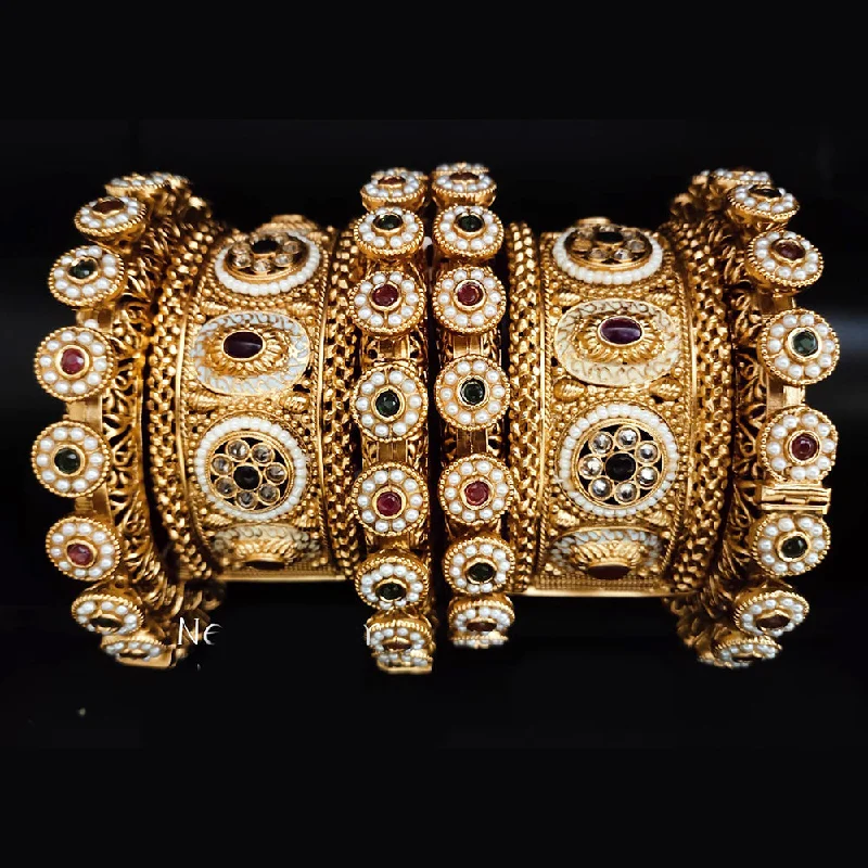 Flash Deals On Fine Jewelry – Shop Before It's Gone Lucentarts Jewellery Copper Openable Bangles Set