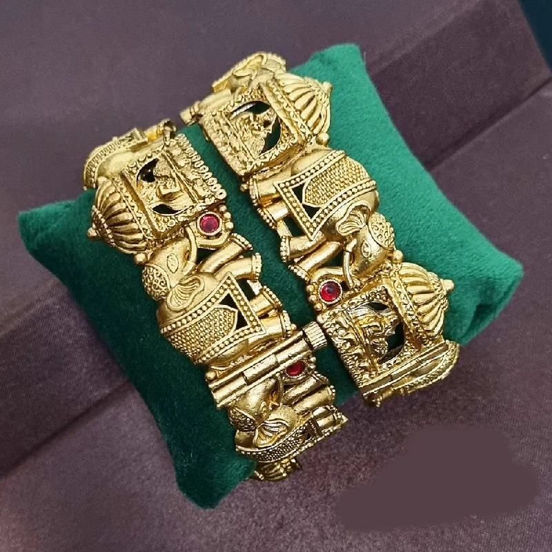 Premium Jewelry Now Available At Special Discounts Lucentarts Jewellery Gold Plated Pota Stone Openable Bangles Set Premium Jewelry Now Available At Special Discounts Lucentarts Jewellery Gold Plated Pota Stone Openable Bangles Set