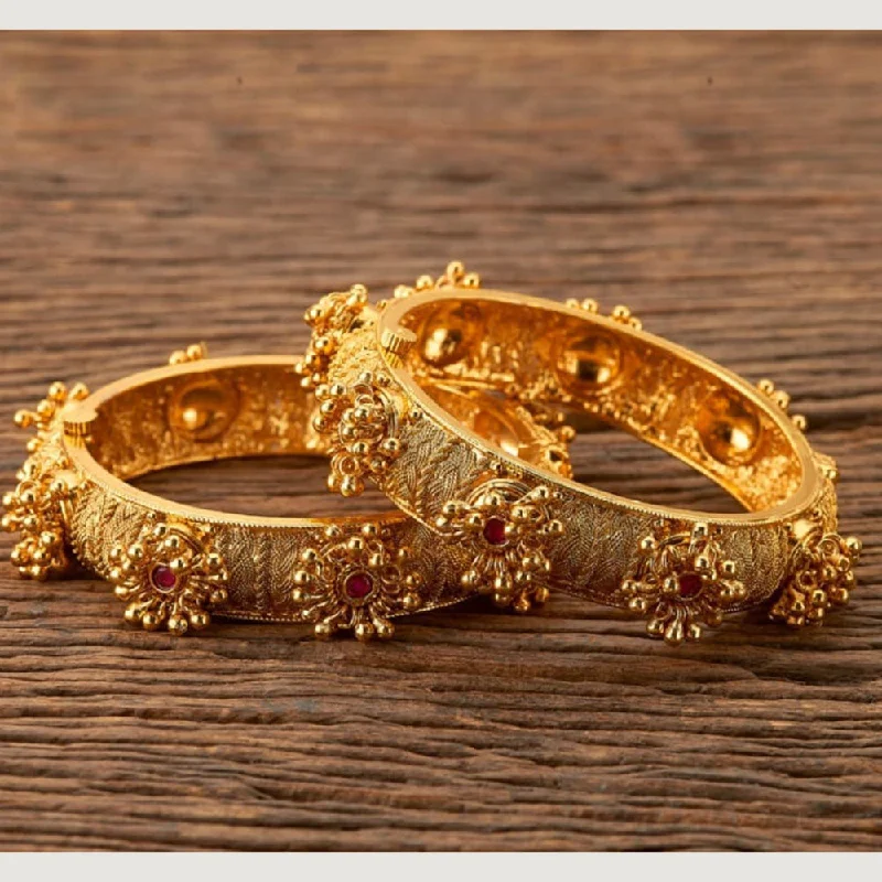 Affordable Luxury Jewelry – Style At A Great Price Lucentarts Jewellery Gold Plated Pota Stone Openable Bangles Set Affordable Luxury Jewelry – Style At A Great Price Lucentarts Jewellery Gold Plated Pota Stone Openable Bangles Set