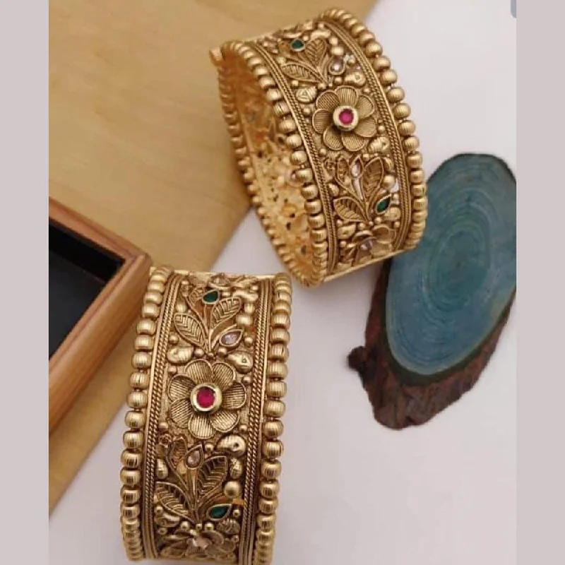 Best Jewelry Deals – Premium Quality At Exclusive Discounts Lucentarts Jewellery Gold Plated Pota Stone Openable Bangles Set Best Jewelry Deals – Premium Quality At Exclusive Discounts Lucentarts Jewellery Gold Plated Pota Stone Openable Bangles Set