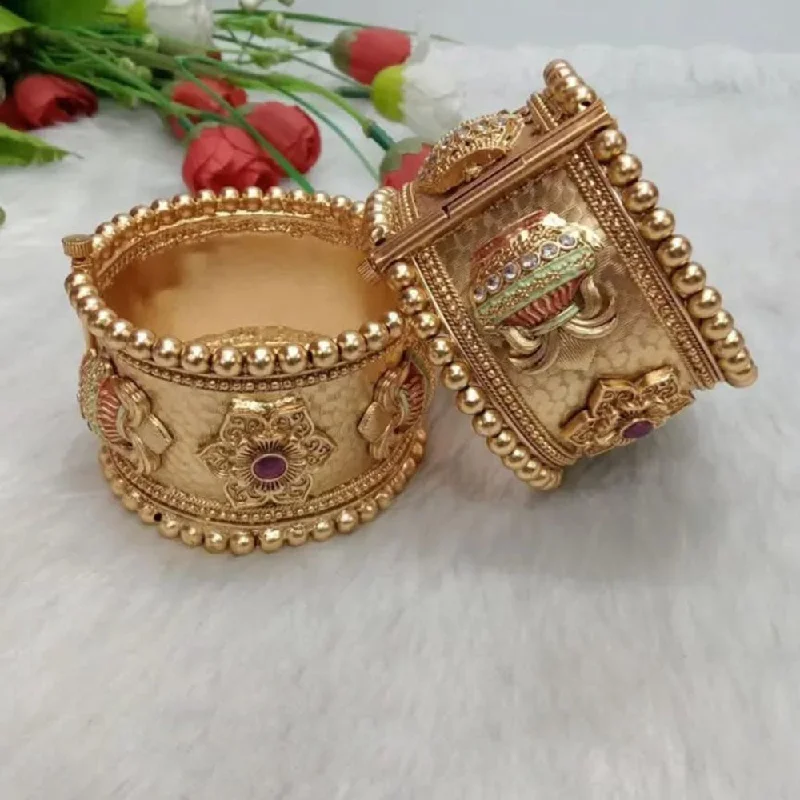Personalized Jewelry Sale – Unique Gifts At Low Prices Lucentarts Jewellery Gold Plated Pota Stone Openable Bangles Set Personalized Jewelry Sale – Unique Gifts At Low Prices Lucentarts Jewellery Gold Plated Pota Stone Openable Bangles Set