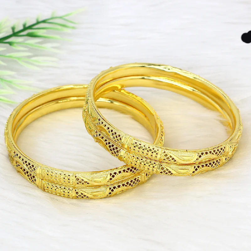 Timeless Jewelry At Special Discount Rates Mahavir Dye Gold Plating Bangles Set