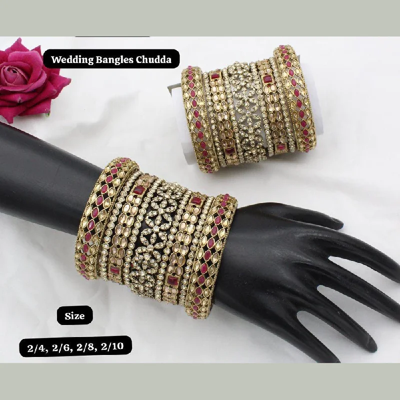 Manisha Jewellery Gold Plated Bangles Set