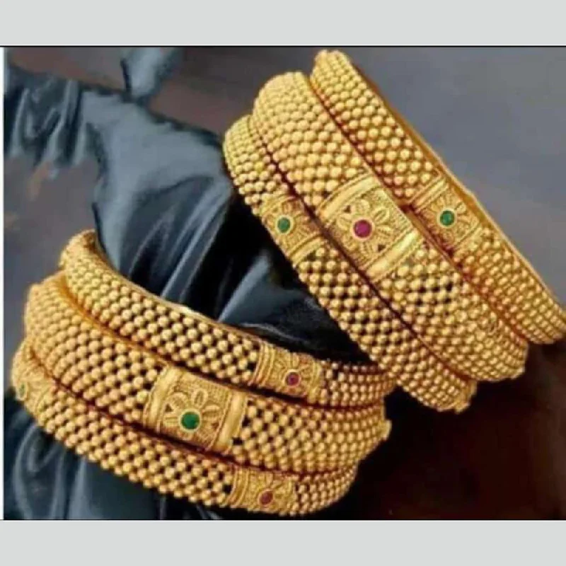 Premium Diamond Jewelry At Once-In-A-Lifetime Discounts Manisha Jewellery Gold Plated Bangles Set Premium Diamond Jewelry At Once-In-A-Lifetime Discounts Manisha Jewellery Gold Plated Bangles Set