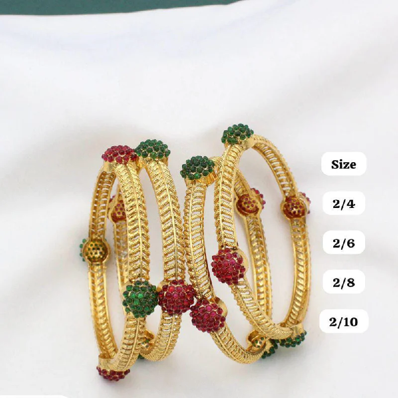 Final Call For Exquisite Jewelry At Reduced Rates Manisha Jewellery Gold Plated Bangles Set Final Call For Exquisite Jewelry At Reduced Rates Manisha Jewellery Gold Plated Bangles Set