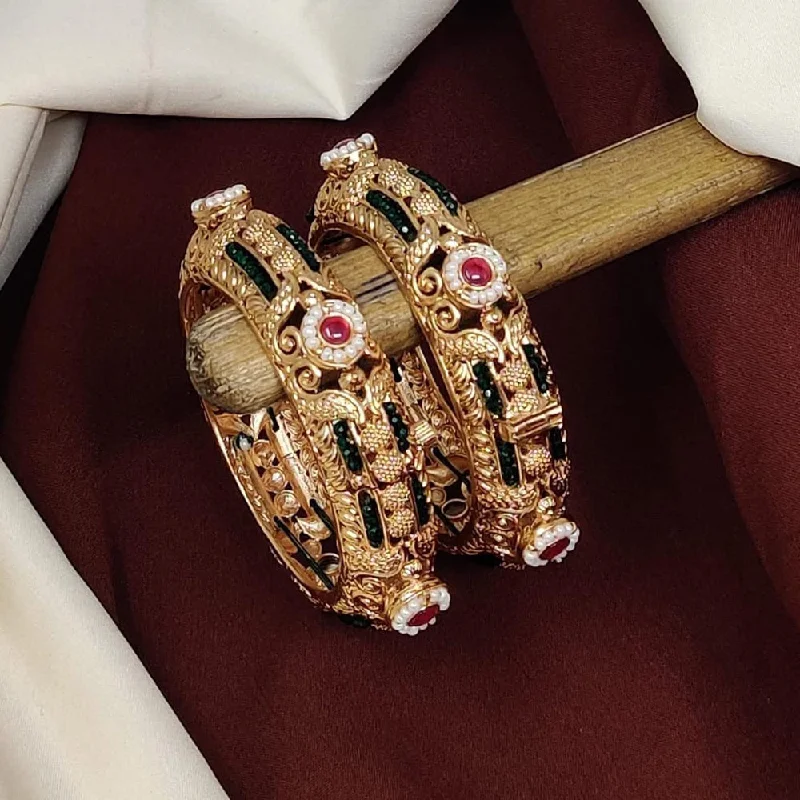 Special Sale On Handcrafted Jewelry – Shop Today Manisha Jewellery Gold Plated Kundan And Pearl Openable Bangles Set Special Sale On Handcrafted Jewelry – Shop Today Manisha Jewellery Gold Plated Kundan And Pearl Openable Bangles Set