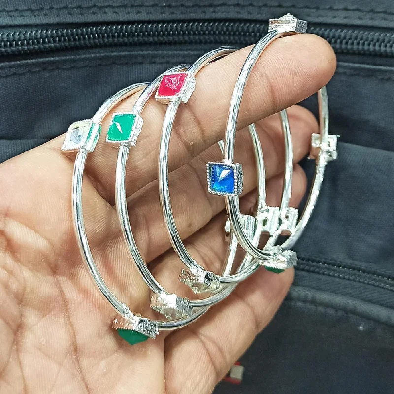 Breathtaking Jewelry At Limited-Time Savings Manisha Jewellery Silver Plated Bangles Set Breathtaking Jewelry At Limited-Time Savings Manisha Jewellery Silver Plated Bangles Set
