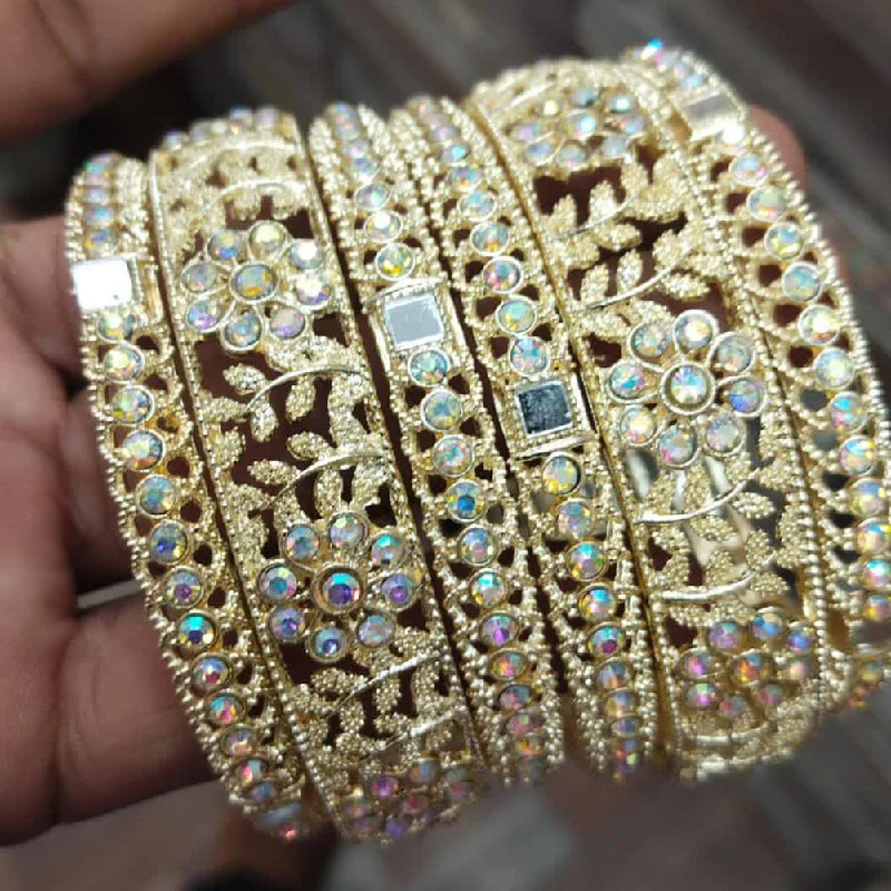 Make Your Outfit Shine With Discounted Jewelry Manisha Jewellry Mirror Bangles Set