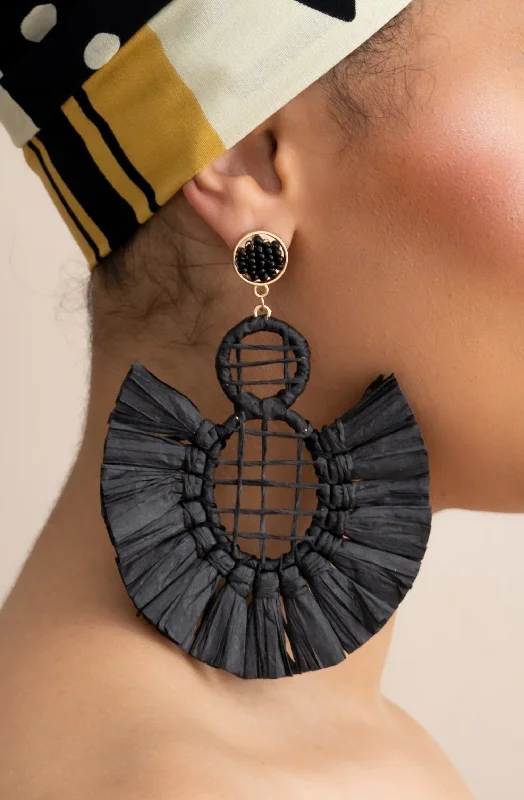 Huge Savings On Timeless Jewelry Collections NARI EARRINGS in black