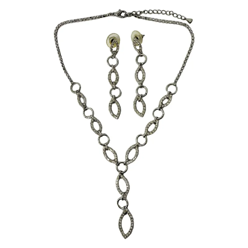 Exclusive Online Jewelry Sale – Don't Wait New Necklace and Earring Set with CZ