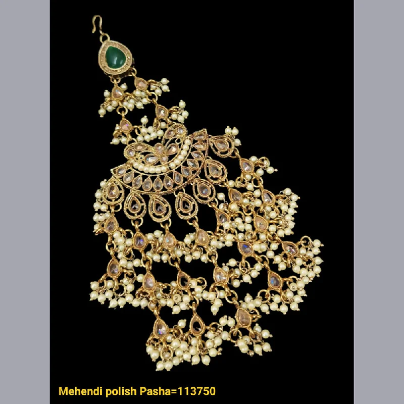 Padmawati Bangles Gold Plated Crystal Stone Pasa