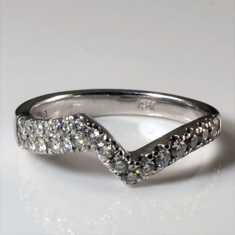 Grab Your Favorite Jewelry At The Lowest Prices Abstract Diamond Contour Band | 0.32ctw | SZ 4.5 |