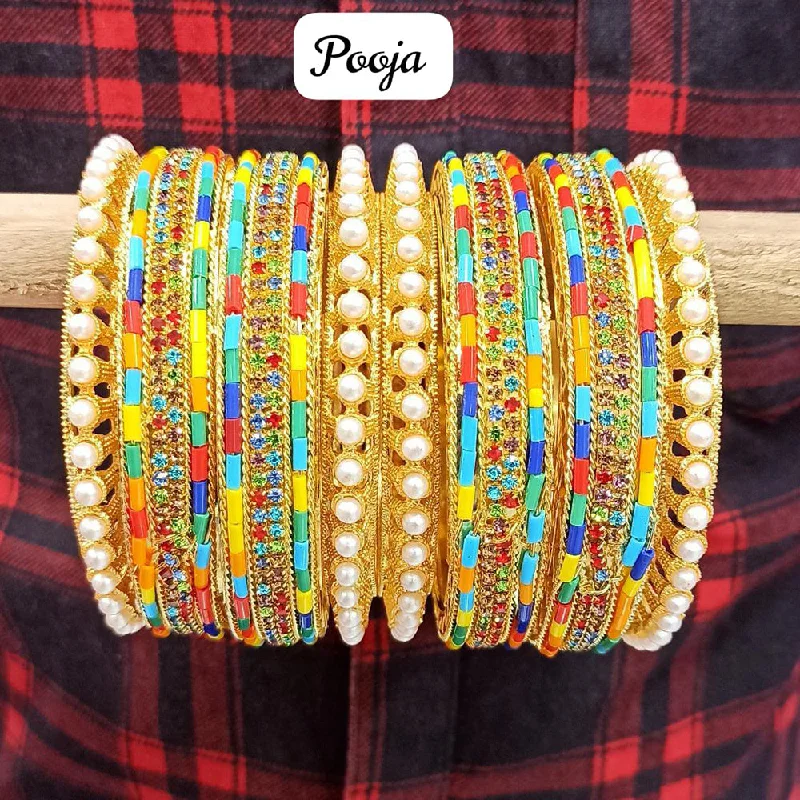 Special Offers On Handcrafted And Designer Jewelry Pooja Bangles Gold Plated Bangle Set Special Offers On Handcrafted And Designer Jewelry Pooja Bangles Gold Plated Bangle Set